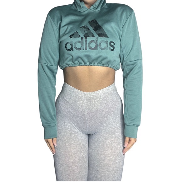 Adidas Reworked Crop Hoodie Sweatshirt